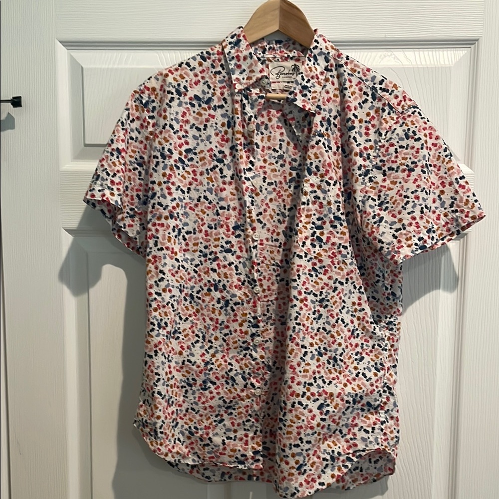 Patterned Short Sleeve Shirt